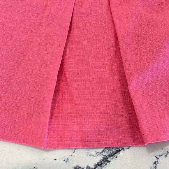 Boden 100% Cotton A Line Lined Skirt w/ Bow Detail and Side Pockets sz.4 - Picture 6 of 10